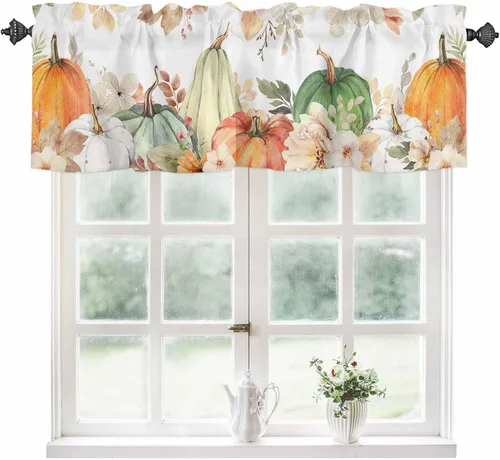 Miniatura 6 de Cenefa náutica con amarre para ventanas de cocina, ancla náutica, rayas rojas y blancas, azul marino, ajustable, cenefa romana, bolsillo para barra