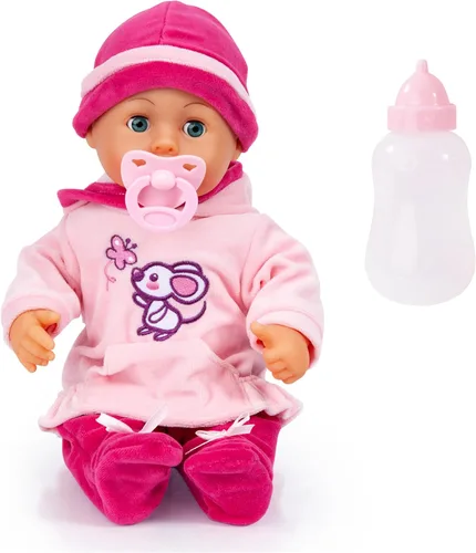 Miniatura 9 de Bayer: Muñeca de bebé de 15 pulgadas "First Words" en gris, con 24 sonidos y accesorios
