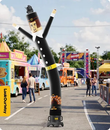 Miniatura 6 de LookOurWay Air Dancers - Accesorio inflable para hombre – 10 pies de alto loco agitando tubo inflable para bailar (soplador no incluido) – Tema