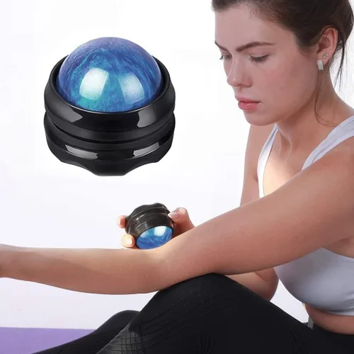 Miniatura 5 de Herramientas de masaje, terapia de masaje de espalda utilizada con aceites esenciales, bola de rodillo de masaje manual para dolores musculares