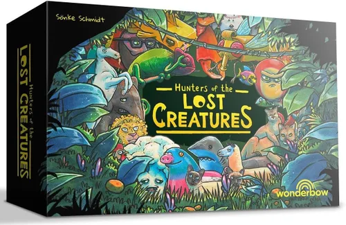 | Hunters of The Lost Creatures - Divertido juego de cartas familiar lleno de juegos de palabras - Perfecto para adultos, adolescentes y niños - 15