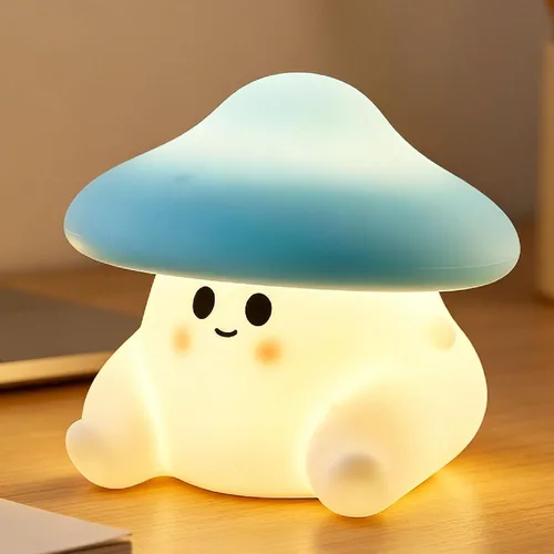 Miniatura 9 de Luz Nocturna de Pingüino para Niños, Linda Lámpara de Pingüino de Silicona para Guardería, Lámparas de Noche Regulables y Esponjosas al Toque