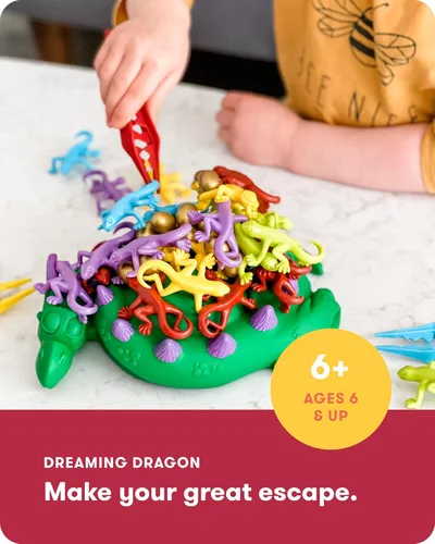 Miniatura 2 de SimplyFun Dreaming Dragon - Un juego para niños basado en manos firmes, concentración y un poco de suerte, de 2 a 4 jugadores, juego para niños a