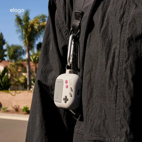 Miniatura 8 de elago AW5 - Funda compatible con AirPods 4 (2024), compatible con AirPods de 4ª generación, funda clásica retro con diseño de consola de juegos Negro