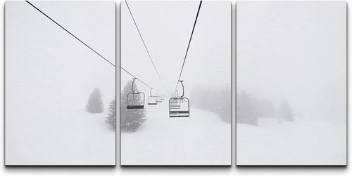 Miniatura 106 de wall26 Lienzo enmarcado para pared, juego de arte con trazos de pintura roja y naranja vibrante, paisaje, formas abstractas, ilustraciones, arte