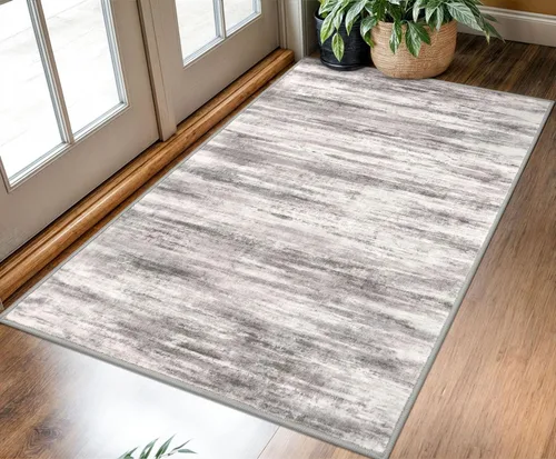 Miniatura 64 de KOZYFLY – Alfombra de pasillo moderna y lavable de diseño abstracto verde, 2 x 5 pies, antideslizante, suave y de pelo corto, ideal para cocina