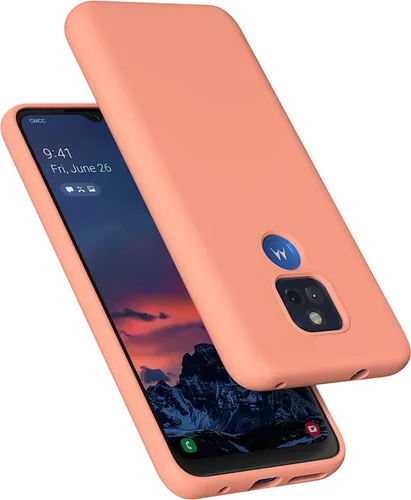 Miniatura 10 de Moto G Play 2021 - Funda de goma de gel de silicona líquida a prueba de golpes, forro de tela de microfibra suave, compatible con Motorola Moto G