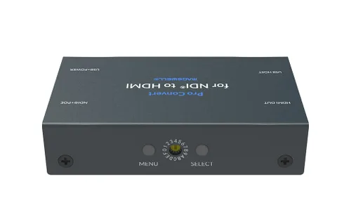 Miniatura 6 de Magewell Pro Convert NDI a HDMI – IP NDI, NDI HX Decodificador con salida HDMI hasta 4K60, baja latencia, RJ45 Gigabit, control web y alimentación