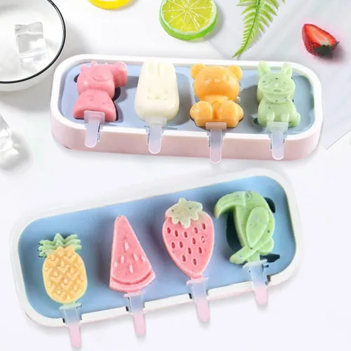 Generic Moldes para paletas pequeñas, moldes para paletas pequeñas para niños y bebés, moldes de silicona para paletas de helados, sin BPA,
