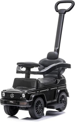 Miniatura 6 de Best Ride On Cars Mercedes G-Wagon - Coche de empuje 3 en 1 para niños pequeños de 1 a 3 años, cochecito de exterior para niños con música, sonidos