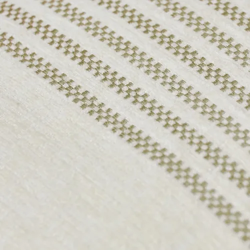 Miniatura 5 de IKATYARN Juego de 2 fundas de almohada de felpilla suave con borlas, 18 x 18 pulgadas, color beige y blanco roto bordados, funda de cojín moderna