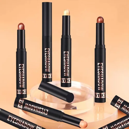 Miniatura 6 de Sombra de ojos en barra color gris topo malva, lápiz de sombra de ojos suave y suave, lápiz iluminador de sombra de ojos de alta pigmentación