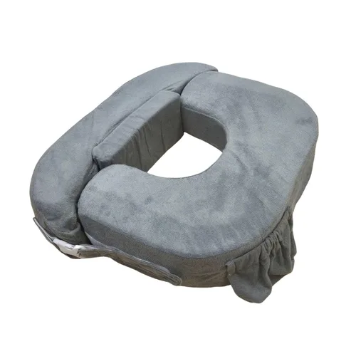 My Brest Friend Almohada de lactancia gemelar – Comodidad mejorada con funda – Soporte ergonómico definitivo para lactancia materna – Correa