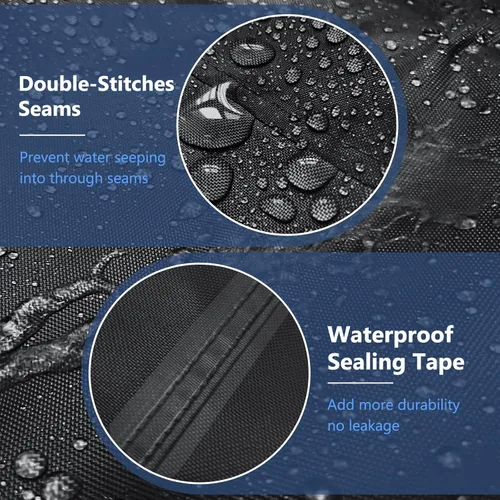 Miniatura 3 de STARTWO Fundas para Muebles de Patio, Juego de 4 Piezas de Fundas para Muebles de Exterior Resistentes e Impermeables para Sofá y Sillas de Mimbre