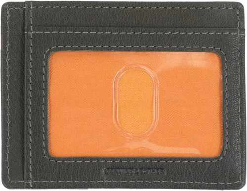Miniatura 2 de Timberland Men's Slim Leather Front Pocket Credit Card Holder Wallet