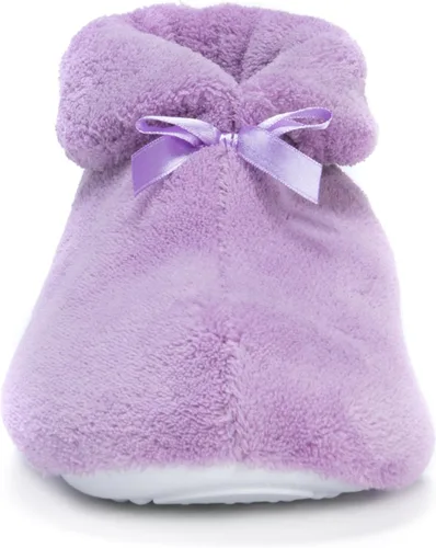 Miniatura 2 de MUK LUKS Bota de microchenilla para mujer con lazo de satén