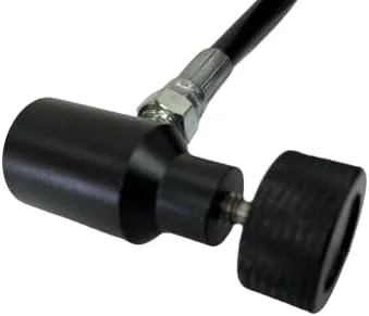 Miniatura 4 de Control remoto de tanque de paintball resistente, funciona con todas las pistolas y tanques de paintball, color negro