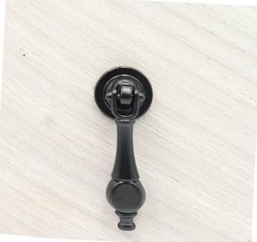 Miniatura 5 de Paquete de 5 pomos negros antiguos de lágrima vintage para armario de cajones de armario