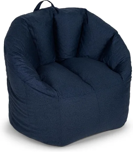 Miniatura 18 de Big Joe Milano - Silla de Puf con Cuero Montana Negro Vibe