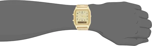 Miniatura 4 de Casio AQ-230GA-9D - Reloj analógico y digital con índice para hombre Oro Reloj analógico reloj de cuarzo digital movimiento de cuarzo