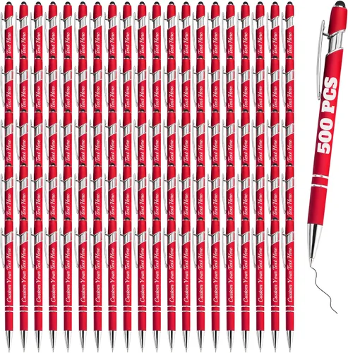 Miniatura 66 de Bolígrafos personalizados con grabado de nombre personalizado, bolígrafos de punta de lápiz con punta de lápiz personalizada, bolígrafos de Azul