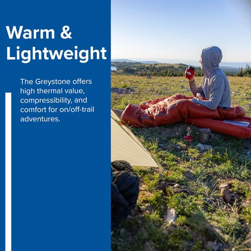 Miniatura 3 de Big Agnes Greystone Saco de dormir de momia DownTek de 0-30 grados 600