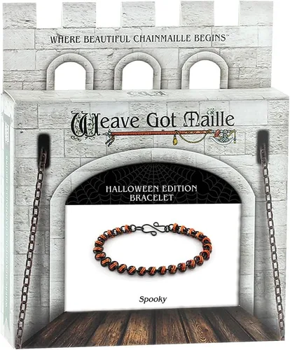 Miniatura 2 de Weave Got Maille KIT-A210.03 Kit de pulsera de cadena orbital doble espeluznante