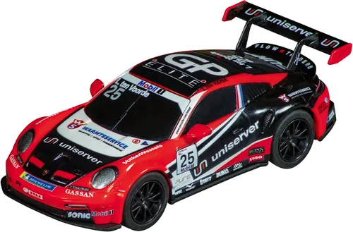 Carrera 64207 Porsche 911 GT3 Cup Team GP-Elite No.25 Escala 1:43 Ranura analógica Coche Carreras Vehículo GO Slot Car Toy Race Track Sets