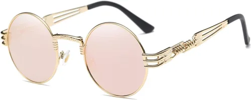 Miniatura 24 de Dollger Gafas de sol redondas Steampunk con marco de metal