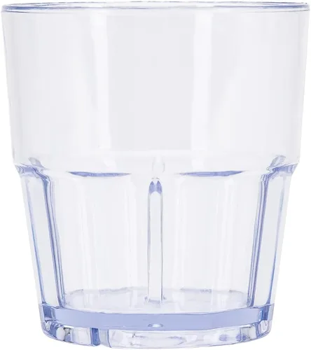 Miniatura 10 de Restaurantware Bev Tek - Juego de 50 vasos de plástico de 9 onzas resistentes a las roturas, vasos apilables de plástico transparente aptos