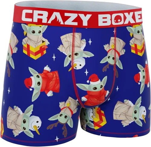 Miniatura 3 de CRAZYBOXER Ropa interior para hombre The Mandalorian Transpirable Antideslizante Cintura Premium Boxer Brief (embalaje creativo)