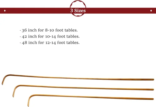 Miniatura 3 de CGS Craps Dice Stick – Madera Flexible de Ratán – 48 pulgadas de longitud para mesas de dados de tamaño casino – Equipo esencial de dados de calidad