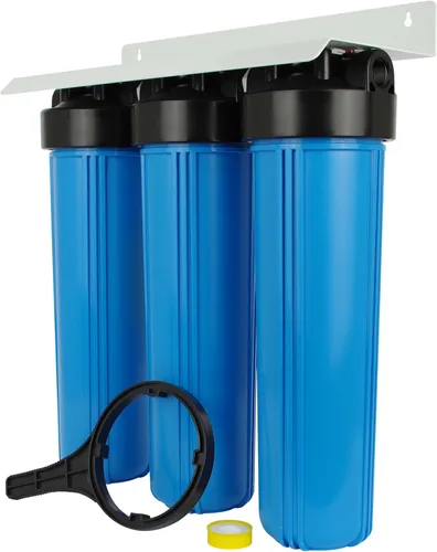 Miniatura 10 de Carcasa de filtro de agua SpiroPure de 2 etapas 4.5 x 20 BB, carcasa de filtro doble BBFS-22 de repuesto