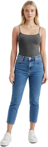 Miniatura 171 de Emmalise Camisola larga casual básica para mujer, con tirantes ajustables, top en capas