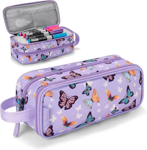 Miniatura 15 de Estuche para lápices Choco Mocha para niñas, estuche suave con cierre para niñas, estuche para lápices para la escuela, bolsa de lápices arcoíris