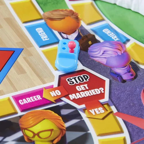 Miniatura 3 de Juego de mesa The Game of Life, juegos familiares para niños de 8 años en adelante, las clavijas vienen en 6 colores, juegos de mesa familiares