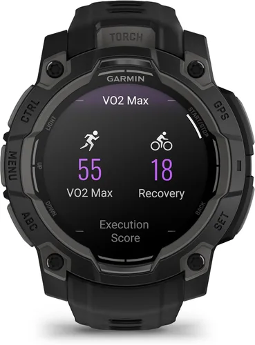 Miniatura 8 de Garmin Instinct® 3 50mm, pantalla AMOLED, reloj inteligente GPS resistente para exteriores, bisel reforzado con metal, linterna incorporada, hasta