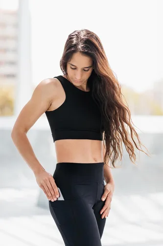 Miniatura 5 de Yogipace - Pantalones de yoga con bolsillos laterales para mujer, de 25/27/29/31/33/35/37 pulgadas, para descansar y para entrenamiento