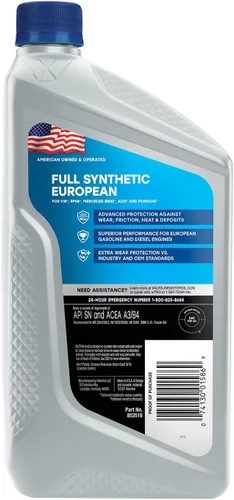 Miniatura 2 de Valvoline Aceite de motor sintético SAE 0W-40 para vehículos europeos, 1 cuarto de galón (paquete de 2)