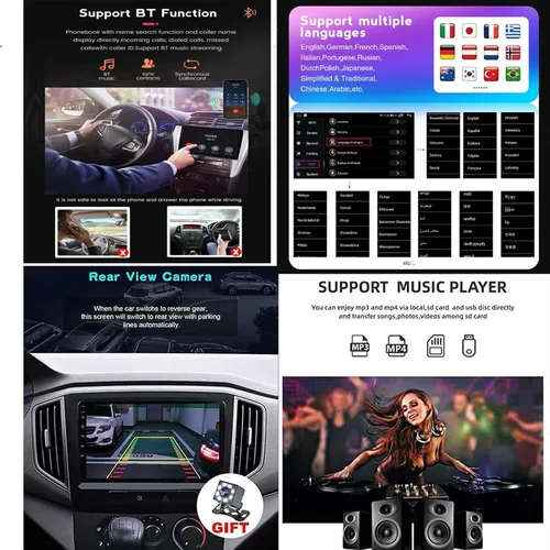 Miniatura 5 de Android 11 Doble DIN 9 '' pantalla táctil estéreo para coche Chevrolet Sail 2015-2018 Unidad principal reproductor multimedia soporte DSP, AM, FM