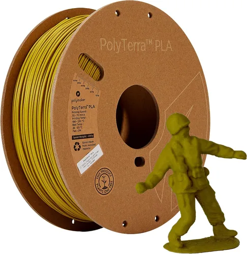 Miniatura 21 de Polymaker Panchroma Filamento de impresora 3D PLA negro, 0.069 in, carrete de 2.2 libras, fácil de imprimir, impresión de alta velocidad, sin