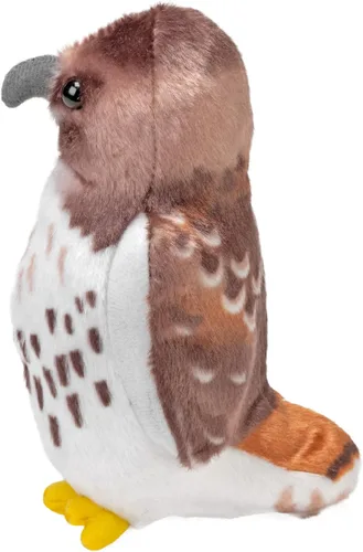 Miniatura 3 de Wild Republic Audubon Birds - Peluche de halcón de cola roja con auténtico sonido de pájaro, animal de peluche, juguetes de pájaros para niños