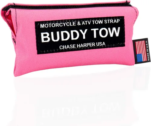 Miniatura 2 de Chase Harper USA 9100 - Buddy Tow - Correa de nailon resistente con especificaciones militares (prueba de 1785 libras) 12' x 1" - Rosa intenso
