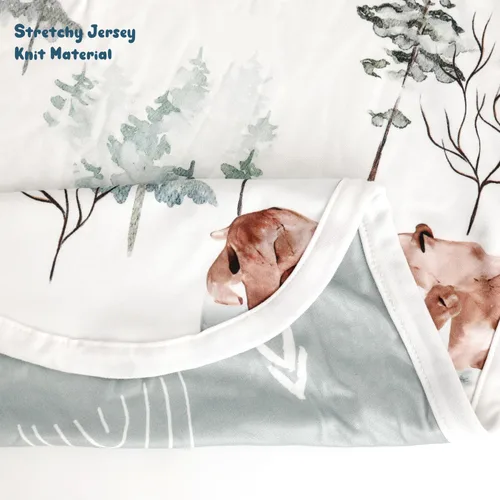 Miniatura 7 de GRSSDER Paquete de 2 mantas de punto súper suaves para bebés niñas y niños, mantas reversibles de doble capa de 34 x 44 pulgadas, extra grandes