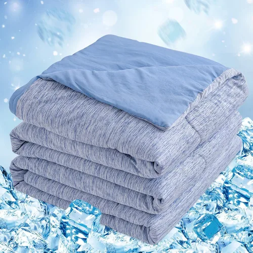 Miniatura 19 de CHOSHOME Edredón Refrescante Tamaño Twin, Manta Refrescante con Fibra de Enfriamiento Q-Max 0.45 Arc-Chill, Manta de Verano Fresca para Sudores