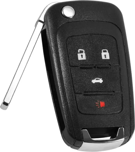 VOFONO Llavero de entrada sin llave con tapa para coche compatible con 2010-2017 Chevy Camaro Cruze Equinox Impala Malibu Sonic/GMC Terrain/Buick
