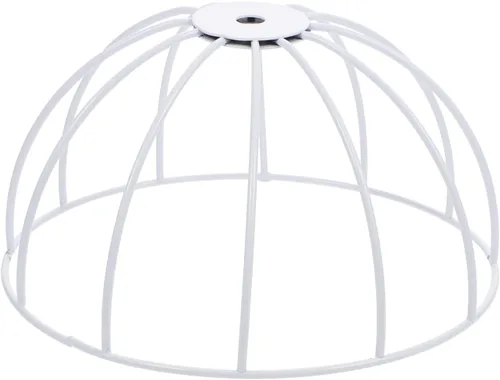 DIY Shades Cage Pantalla decorativa de repuesto para mesa de hierro Metal Vintage Craft Home Holder Parts Lighting Catchers Ring for Frame Práctico