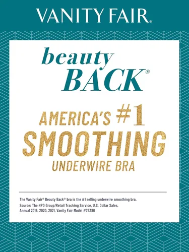 Miniatura 7 de Vanity Fair - Brasier suave Beauty Back de cobertura máxima (Full Figure) para mujer (40B-42H)