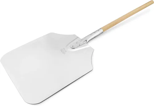 Miniatura 3 de New Star Foodservice 50165 Pala para Pizza de Aluminio, Mango de Madera, Hoja de 12 x 14 pulgadas, 36 pulgadas en total