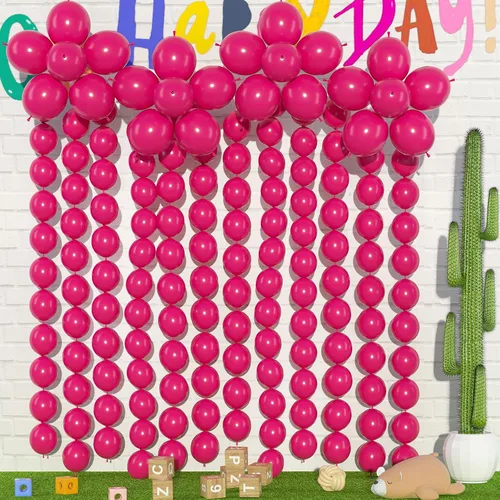 Miniatura 12 de 105 globos de enlace negro de 6 pulgadas, globos de enlace rápido, globos de látex para sesión de fotos, baby shower, decoración de fiesta